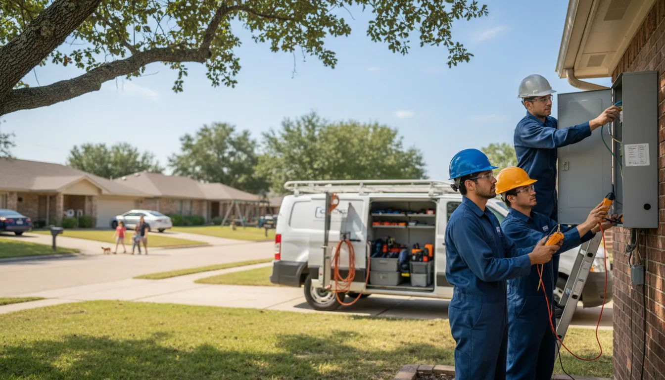 Certified electrician providing emergency electrical services in Montgomery, IL